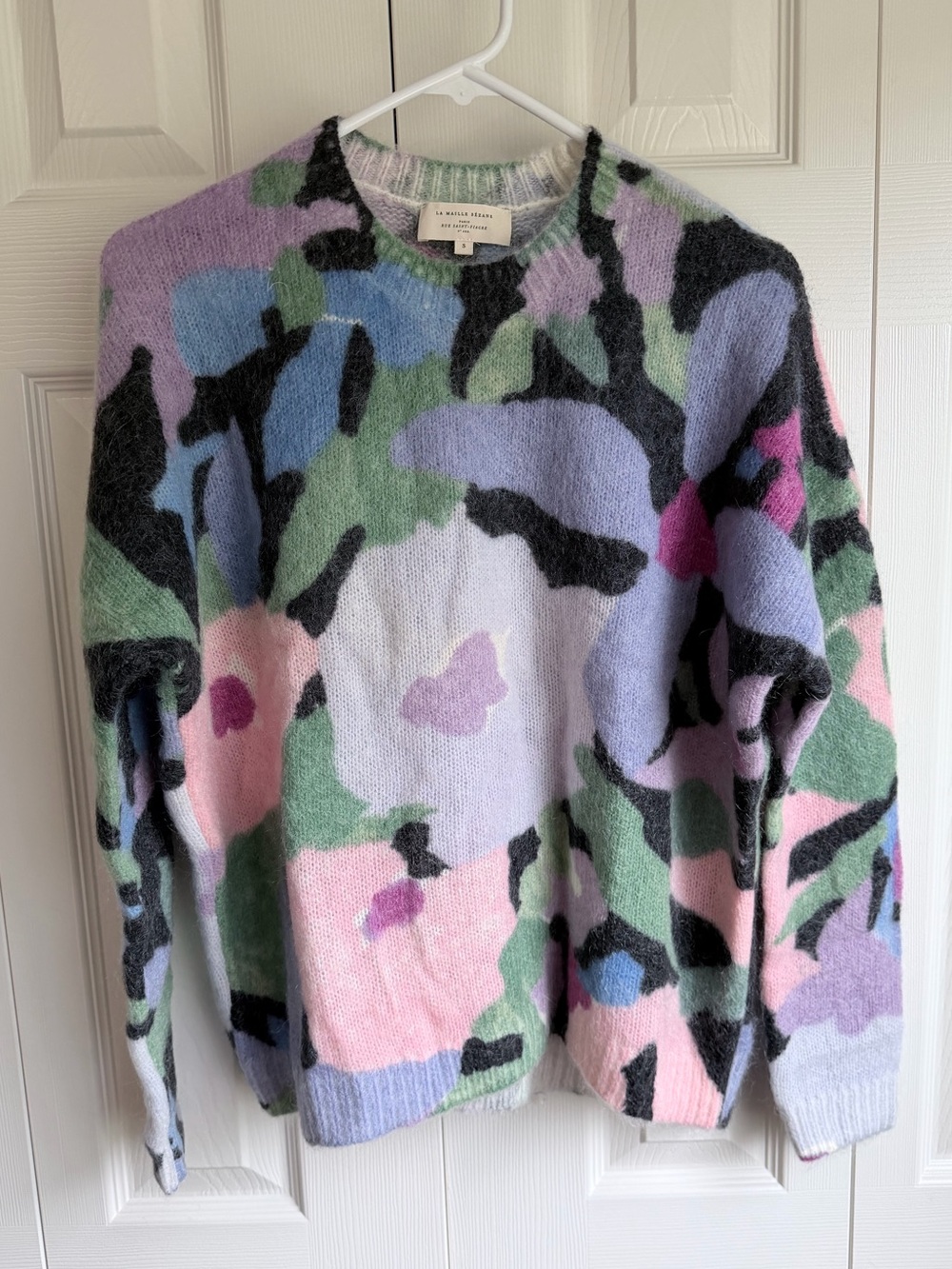 Sezane Windy Floral Jumper Multicoloured size S